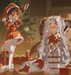 2girls absurdres ahegao amadeus_frost animal_ears arms_behind_back azuki_(51847767) bare_shoulders bdsm between_breasts between_legs between_thighs blue_eyes blue_hair blush bondage bound bound_arms bound_breasts bound_legs bound_torso breast_bondage breasts brown_hair christmas christmas_ornaments christmas_tree commission controller crying crying_with_eyes_open detached_sleeves dildo dildo_under_clothes dress duct_tape egg_vibrator elbow_gloves embarrassed female_focus female_orgasm femdom forced_orgasm fox_ears fox_girl fox_tail fur-trimmed_dress fur-trimmed_hat fur-trimmed_headwear fur-trimmed_sleeves fur_trim gag gagged gift gloves hair_ornament happy hat highres huge_filesize improvised_gag indoors kitsune kyuubi loli long_hair long_sleeves looking_ahead looking_down looking_up medium_hair midriff midriff_peek mittens motion_lines mouth_stuffed multicolored_hair multiple_girls multiple_tails nipple_stimulation no_shoes object_insertion open_mouth orgasm original pantyhose pixiv_commission predicament_bondage pussy_juice pussy_juice_stain red_dress red_eyes red_hair red_tank_top remote_control remote_control_vibrator restrained rope santa_costume santa_dress santa_hat see-through_clothes see-through_legwear sex_toy shibari shibari_over_clothes shirt sidelocks skindentation small_breasts smile spaghetti_strap sparkle standing standing_on_one_leg streaked_hair stuffed_animal stuffed_toy surprised sweat sweatdrop swept_bangs t-shirt tail tank_top tape tape_gag tearing_up tears teddy_bear tiptoes too_many too_many_sex_toys trembling two-tone_hair vaginal vaginal_object_insertion variant_set very_long_hair vibrator vibrator_cord vibrator_on_nipple vibrator_under_clothes wet wet_clothes wet_pantyhose white_gloves white_hair white_mittens white_pantyhose wooden_floor wrist_cuffs x_hair_ornament