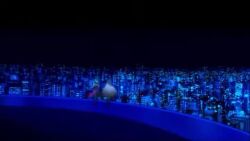 2010s 2girls android android_tiger animated audible_speech bouncing_breasts breasts bud_virgin_logic cityscape english_audio humanoid_robot hundreko_(show_by_rock!!) jiggle large_breasts looping_animation lowres medium_breasts multiple_girls night night_sky peipain_(show_by_rock!!) qilin_(mythology) robot show_by_rock!! sky sound tiger_girl video