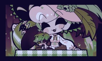 Rule 34 | 1boy, 1girl, absurdres, alastor (hazbin hotel), black eyes, black pants, collared shirt, commentary, dress, hazbin hotel, hellaverse, highres, long dress, looking at another, pants, red hair, rosie (hazbin hotel), sharp teeth, shirt, short hair, siq2023, teeth, white dress, white hair