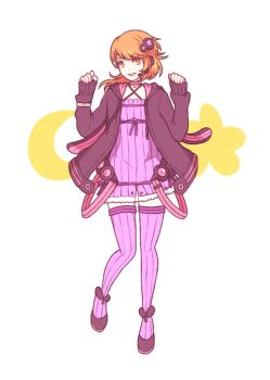 1girl animal_hood black_jacket brown_eyes brown_hair choker collarbone commentary cosplay dress english_commentary flipped_hair full_body hair_ornament hands_up headset heart heart_choker hood hood_down hooded_jacket hoodie jacket long_sleeves looking_at_viewer open_clothes open_jacket persona persona_3 pink_dress pink_thighhighs rabbit_hood ribbed_dress ribbed_thighhighs short_hair shuyukas sleeves_past_wrists solo straight-on swept_bangs takeba_yukari thighhighs vocaloid white_background white_choker yuzuki_yukari yuzuki_yukari_(cosplay) zettai_ryouiki