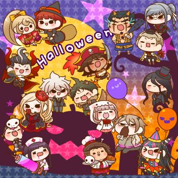 &gt;_o 6+boys 6+girls :&gt; ^^^ alternate_costume animal animal_ears animal_hands animal_on_head animal_print apron ascot asymmetrical_hair asymmetrical_legwear back_bow balloon bandaged_arm bandaged_leg bandages bare_tree baseball_bat bead_necklace beads belt belt_buckle belt_collar black-framed_eyewear black_belt black_bodysuit black_cape black_dress black_eyes black_footwear black_gloves black_hair black_hat black_horns black_jacket black_kimono black_pants black_skirt black_suit black_vest blazer blonde_hair blood blood_on_clothes blue_hair blue_shirt blue_thighhighs blunt_bangs blush_stickers bodysuit bone boots bow bowtie bracer braid braided_ponytail breasts broom broom_riding brown_footwear brown_gloves brown_hair brown_jacket bubble_skirt buckle buttons candy cape chef_hat cherry_blossoms chibi cloak closed_mouth clown_nose coattails collar collared_cape collared_jacket collared_shirt collared_vest commentary_request cone_hair_bun cross cross_print crossed_arms crossed_legs crown_braid cutlass danganronpa_(series) danganronpa_2:_goodbye_despair dark-skinned_female dark_skin demon_horns double-breasted double_bun dougi dress drill_hair ear_piercing eating english_text everyone expressionless eyelashes face_piercing facial_hair fat fat_man flower food formal_clothes freckles frilled_dress frills full_moon fur-trimmed_headwear fur-trimmed_sleeves fur_trim geta ghost_costume glasses gloves goatee gradient_sky green_pants grey_hair grey_jacket grey_pants grey_pantyhose grey_shirt grey_suit hair_between_eyes hair_bow hair_bun hair_flower hair_ornament hair_ribbon hair_tubes halloween halloween_costume hamster hanamura_teruteru hand_fan hand_on_own_cheek hand_on_own_face hand_on_own_hip handheld_game_console hat hat_feather heterochromia high_side_ponytail highres hinata_hajime holding holding_balloon holding_baseball_bat holding_fan holding_flower holding_food holding_handheld_game_console holding_hands holding_plate holding_sword holding_syringe holding_weapon hood hood_up hooded_cloak horns jack-o&#039;-lantern jack-o&#039;-lantern_hair_ornament jack-o&#039;-lantern_hat_ornament jacket japanese_clothes jewelry kamukura_izuru kicking kimono knee_boots koizumi_mahiru komaeda_nagito kuzuryu_fuyuhiko lapels large_breasts large_horns layered_skirt light_blush lightning lip_piercing lollipop long_dress long_hair long_sleeves low_ponytail meat messy_hair miniskirt mioda_ibuki mismatched_legwear mole mole_under_mouth moon multicolored_hair multiple_boys multiple_girls multiple_piercings nanami_chiaki neck_ribbon neckerchief necklace necktie nidai_nekomaru night night_sky ninja notched_lapels nurse nurse_cap obi okobo on_head one_eye_closed oni_costume open_clothes open_jacket open_mouth orange_kimono orange_sky outstretched_arms outstretched_leg over_shoulder oversized_object owari_akane own_hands_together pale_skin pants pantyhose paw_gloves pectoral_cleavage pectorals pekoyama_peko piercing pink_blood pink_hair pink_hat pink_ribbon pink_shirt pink_skirt pink_thighhighs pirate_costume pirate_hat plate platform_sandals playing_games pleated_skirt pom_pom_(clothes) pom_pom_hat_ornament pompadour ponytail puffy_pants puffy_short_sleeves puffy_sleeves purple_sky red_apron red_bow red_bowtie red_cape red_cross red_dress red_eyes red_flower red_footwear red_hair red_hat red_horns red_jacket red_kimono red_neckerchief red_necktie red_ribbon red_rose red_scarf red_scrunchie red_skirt red_wrist_cuffs ribbon rose saionji_hiyoko sandals sash scar scar_across_eye scar_on_face scarf scrunchie sheath sheathed shell shell_necklace shirt shoes short_kimono short_sleeves sideburns single_braid single_hair_tube sitting skeleton_costume skeleton_print skirt skull skull_and_crossbones skull_on_head sky sleeves_past_wrists small_horns smile socks soda_kazuichi solid_circle_eyes solid_oval_eyes sonia_nevermind spike_piercing spiked_bat star_(symbol) star_symbol_background streaked_hair striped_clothes striped_headwear suit sweatdrop swirl_lollipop sword sword_on_back syringe tail tanaka_gundham tengu-geta thick_eyebrows thighhighs tiger_print togami_byakuya_(danganronpa_2) tokin_hat top_hat torn_apron torn_clothes torn_neckerchief torn_pantyhose torn_shirt tree tsumiki_mikan two-sided_cape two-sided_fabric two-tone_shirt v-shaped_eyebrows vertical-striped_clothes vertical-striped_headwear very_long_hair vest waist_apron waist_bow weapon weapon_on_back weapon_over_shoulder werewolf_costume white-framed_eyewear white_ascot white_cloak white_dress white_hair white_hat white_jacket white_shirt white_socks wide_sleeves witch witch_hat wolf_ears wolf_tail wrist_cuffs wrist_scrunchie yellow_bow yellow_cape yellow_horns yellow_sash yellow_skirt yellow_sleeves yukata yumaru_(marumarumaru)