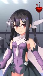 3d aged_down animated anime_screenshot audible_speech black_hair blush brown_eyes chloe_von_einzbern fate/kaleid_liner_prisma_illya fate_(series) happy highres illyasviel_von_einzbern loli long_hair magical_girl miyu_edelfelt seductress smile sound spanish_audio stitched tagme third-party_edit twintails video