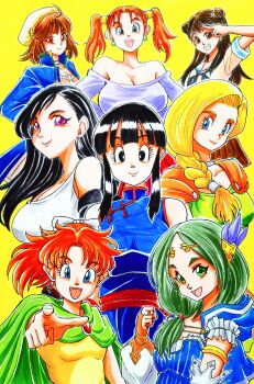 Rule 34 | bianca (dq5), breasts, chi-chi (dragon ball), dragon ball, dragon quest, dragon quest v, dragon quest viii, final fantasy, final fantasy vii, jessica albert, large breasts, long hair, smile, sophie neuenmuller, tifa lockhart