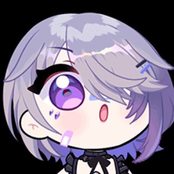 1girl :o animated animated_gif bandaid bandaid_on_cheek bandaid_on_face bandaid_on_nose black_shirt catrojanplz chest_jewel collar colored_inner_hair detached_collar frilled_collar frilled_shirt frills gem grey_hair hair_over_one_eye hololive hololive_english jewel_under_eye koseki_bijou koseki_bijou_(casual) lowres maerie multicolored_hair nodding official_alternate_costume official_alternate_hairstyle open_mouth purple_eyes purple_gemstone purple_hair shirt short_hair solo transparent_background virtual_youtuber