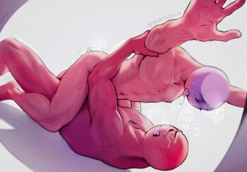 2boys anal artist_name bald clenched_teeth collarbone completely_nude countryhumans cowgirl_position i_cho_(okdrsutsu) multiple_boys navel nipples nude russia russia_(countryhumans) russian_flag saliva sex soviet soviet_flag soviet_union_(countryhumans) straddling teeth tongue tongue_out yaoi
