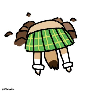 1girl animated animated_gif black-tailed_prairie_dog_(kemono_friends) hole kemono_friends lowres seseren stuck tail