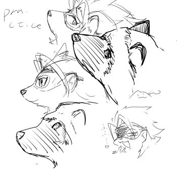 digimon digimon_(creature) fang heart long_hair mask mkz_dg open_mouth smile wolvermon