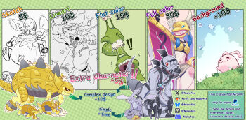 Rule 34 | armadimon, braid, covered eyes, digimon, digimon (creature), gazimon, highres, long hair, mask, metaltyranomon, minervamon, numemon, pagumon, tokomon, tonosamagekomon, wings, wizarmon, zerimon