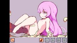 1girl animated barefoot blush bound breasts censored completely_nude cum cum_in_pussy cum_overflow cum_pool cumdrip flat_chest highres hinainf large_insertion loli long_hair mosaic_censoring nipples nude penis pink_eyes pink_hair pixel_art pussy restrained sex small_breasts sound stomach_bulge tentacle_sex tentacles toes vaginal video