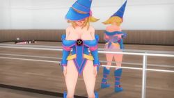 1girl 3d alternate_breast_size animated artist_request ass ass_shake audible_music bare_legs bare_shoulders blonde_hair blue_boots blue_sky blush_stickers boots bouncing_breasts breasts cleavage dancing dark_magician_girl duel_monster full_body hat highleg highleg_leotard jumping large_breasts leotard leotard_under_clothes long_hair looking_at_viewer magical_girl open_mouth shiny_skin skirt sky smile solo sound thighhighs video wizard_hat yu-gi-oh! yu-gi-oh!_duel_monsters