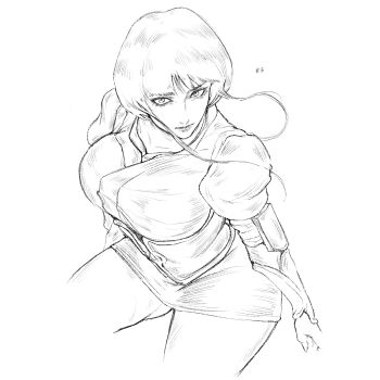 1girl bleach breasts kurotsuchi_nemu large_breasts long_hair solo tsuchikokusha