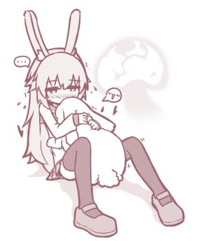 ... 1girl animal_ears bestiality blush cross-section cum cum_in_pussy ejaculation full_body greyscale heart heart_in_eye hug internal_cumshot long_hair monochrome original qswan rabbit rabbit_ears school_uniform serafuku sex symbol_in_eye thighhighs vaginal