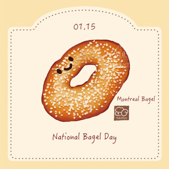 absurdres artist_name bagel commentary english_commentary food food_focus food_name highres no_humans original watermark yuki00yo
