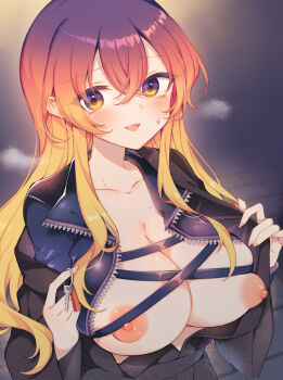 1girl bodysuit breasts highres hijiri_byakuren large_breasts skin_tight tagme tama_(soon32281) touhou