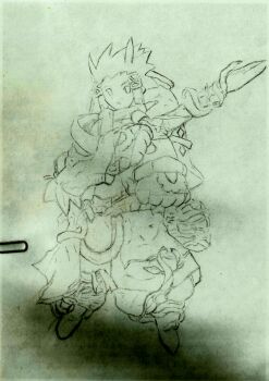 Rule 34 | absurdres, highres, seiken densetsu, sicklebx, sketch, tagme, traditional media