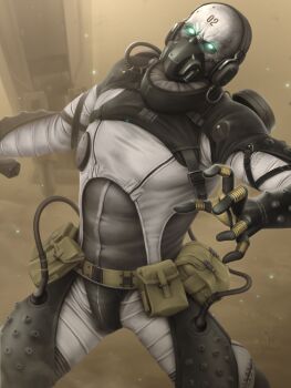 Rule 34 | bald, glowing, glowing eyes, groomlake, highres, metal gear (series), metal gear solid v: the phantom pain, tagme