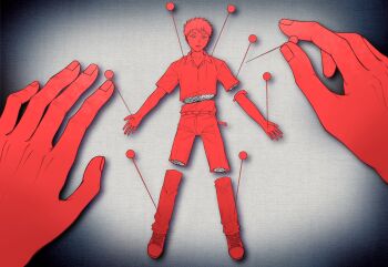 Rule 34 | 2boys, belt, body horror, collared shirt, crying, disembodied arm, disembodied legs, disembodied torso, fingernails, full body, highres, hikaru ga shinda natsu, indou hikaru, male focus, multiple boys, open collar, pants, pov, pov hands, scar, scar on neck, sewing pin, shirt, shoes, short hair, tsujinaka yoshiki, x x3999