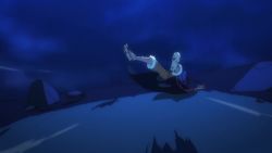 2boys abs age_difference alternate_form angry animated attack aura beard black_hair bracelet clothes_down club club_(weapon) cross_scar devil_fruit dragon dragon_boy dragon_horns electricity epic explosion facial_hair fighting flying giant holding holding_weapon horns incoming_attack japanese_clothes jewelry jumping kaidou_(one_piece) kanabou kimono large_pectorals long_hair looking_at_another looping_animation male_focus monkey_d._luffy monsterification multiple_boys muscular mustache night one_piece pectorals punch punching purple_kimono running scales scar scar_on_stomach sharp_teeth short_hair size_difference sky spiked_bracelet spikes teeth toei_company topless_male video weapon