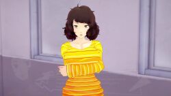 1boy 1girl 3d animated audible_speech breasts cinderdryadva clothes_lift cum cum_on_body cum_on_breasts cum_on_upper_body ejaculation english_audio english_text hetero kawakami_sadayo koikatsu_(medium) nipples nude paizuri penis persona persona_5 shirt_lift slideshow_animation sound tagme taplewds uncensored video