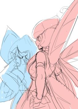 Rule 34 | bancholilimon, digimon, fairy, flower, highres, lilamon, monster girl, petals, plant, plant girl