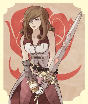 beatrix breasts final_fantasy final_fantasy_ix sword weapon
