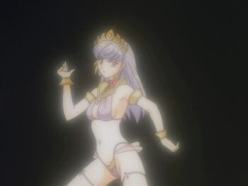 00s 1girl animated animated_gif armband armlet ass bikini black_background blue_hair bracelet breasts cleavage cleavage_cutout clothing_cutout dancer dancing dark-skinned_female dark_skin erola_suppaatoka female_focus gypsy harem_outfit headdress highleg highleg_bikini honoo_no_labyrinth jewelry long_hair looking_at_viewer looping_animation lots_of_jewelry navel neck_ring outstretched_arms panties purple_bikini revealing_clothes screencap simple_background solo standing string_bikini swimsuit thighhighs thighlet thong tiara underwear