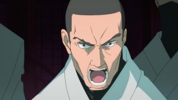 1girl animated battle blood death decapitation dismemberment jujutsu_kaisen multiple_boys short_hair sword tagme video weapon zen'in_maki