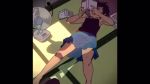 2girls animated annoyed arched_back armpits black_hair black_legwear blush book breathing camisole clenched_teeth clothed_sex clothes_lift covering_face electric_fan female_footjob female_orgasm footjob hand_fan head_back homura_hinase indoors interior laughing leg_grab loli looking_at_another lowres lying masturbation moaning multiple_girls on_back on_floor open_book open_mouth orgasm out_of_frame panties pussy_juice reading shadow shaking_head short_hair skirt skirt_lift sound spread_legs sweat tearing_up teeth through_clothes tickling tomboy twitter_username underwear video wavy_mouth wet wet_clothes wet_panties wince yuri