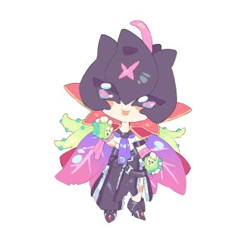 Rule 34 | bancholilimon, banchou, belt, blush, boots, cape, delinquent, digimon, flower, high heel boots, high heels, nail polish, tongue, tongue out, yo-yo