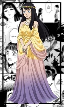 1girl artist_request black_clover black_hair blue_eyes dress highres lolopechka long_hair