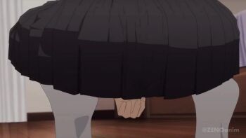Rule 34 | 1girl, animated, anus, ass, ass focus, ass shake, fingering, fujiwara chika, head out of frame, kaguya-sama wa kokurasetai ~tensai-tachi no renai zunousen~, masturbation, pussy, skirt, socks, sound, squatting, tagme, thong, undressing, video, zenoanim