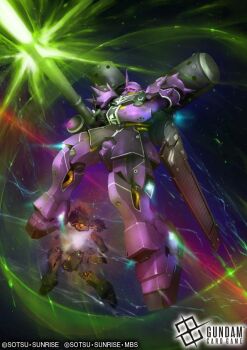 artist_request battle beam_cannon cable copyright_notice destruction energy energy_beam firing geara_zulu geara_zulu_angelo_sauper_custom glowing glowing_eye gundam gundam_card_game gundam_unicorn lens_flare machinery mecha mecha_focus mobile_suit neo_zeon no_humans official_art radar_dish radio_antenna realistic robot scene_reference science_fiction shoulder_spikes space spikes sunrise_(company) weapon wreckage zero_gravity