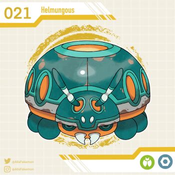 alisfakemon antennae artist_name bug character_name fakemon full_body highres instagram_logo instagram_username looking_at_viewer nintendo no_humans original pokemon pokemon_(creature) solo twitter_logo twitter_username