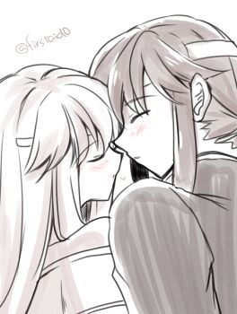 1boy 1girl blush brother_and_sister circlet fire_emblem fire_emblem:_genealogy_of_the_holy_war half-siblings imminent_kiss implied_incest julia_(fire_emblem) long_hair monochrome nintendo seliph_(fire_emblem) siblings simple_background yukia_(firstaid0)