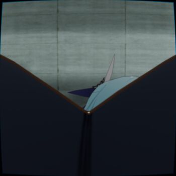 1boy 1boy1girls 1girl ass assertive_female b-banto black_thighhighs blue_hair eula_(genshin_impact) face_in_ass femdom genshin_impact head_between_thighs headscissor mika_(genshin_impact) pov reverse_ryona scissorhold smother thighhighs