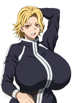 1girl blonde_hair breasts huge_breasts sazanami_kuina solo tagme tougen_anki