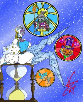 Rule 34 | 1girl, ass, babamon, belt, blue leotard, breasts, cendrillmon, cendrillmon's bird, cendrillmon's mouse, curvy, digimon, digimon (creature), digimon liberator, highleg, highleg leotard, highres, leotard, long hair, noblepumpmon, sparkle, very long hair, wide hips