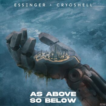 Rule 34 | absurdres, album cover, album name, bionicle, building, cloud, cover, cryoshell, dirt, english text, essenger, great spirit robot, hand focus, highres, mecha, mecha focus, no humans, open hand, outdoors, robot, science fiction, the lego group