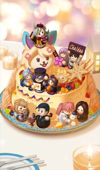 Rule 34 | akitaken (non faciem), blueberry, cake, candle, captain nemo (fate), captain nemo (first ascension) (fate), chaldea logo, chaldea security organization, character-themed food, cookie, dessert, dual persona, english text, fate/grand order, fate (series), food, food focus, fou (fate), fruit, fujimaru ritsuka (male), goredolf musik, leonardo da vinci (caster) (fate), leonardo da vinci (fate), leonardo da vinci (fate/grand order), leonardo da vinci (rider) (fate), lime (fruit), lime slice, mash kyrielight, nemo (fate), no humans, novum chaldea, official art, olga marie animusphere, plate, raspberry, romani archaman, sherlock holmes (fate), sion eltnam (type-moon), sion eltnam sokaris, snowman, still life, strawberry, third-party source, variant set