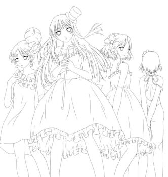 00s 4girls akiyama_mio don&#039;t_say_&quot;lazy&quot; greyscale hirasawa_yui ho-kago_tea_time k-on! kotobuki_tsumugi monochrome multiple_girls tainaka_ritsu yakka