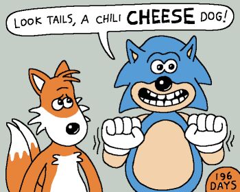2boys animal animal_ears animal_nose black_eyes blue_fur blue_hair body_fur clenched_hands dog english_text flat_color fox fox_ears fox_tail furry furry_male gloves grey_background grin gromit hands_up happy hedgehog keith2002 looking_at_another looking_at_viewer male_focus meme multiple_boys multiple_tails open_mouth orange_fur parody redrawn sega simple_background sketch smile sonic_(series) sonic_the_hedgehog speech_bubble standing tail tails_(sonic) talking teeth two-tone_fur upper_body wallace_&amp;_gromit wallace_(wallace_&amp;_gromit) white_gloves worried