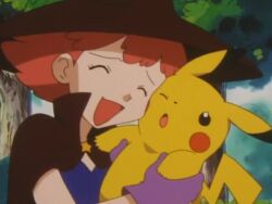 2boys 2girls animated ash_ketchum black_eyes black_hair brock_(pokemon) brown_hair cape closed_eyes gen_1_pokemon gen_2_pokemon hat johto lily_(pokemon_ep241) looking_at_another looking_at_viewer magician misty_(pokemon) multiple_boys multiple_girls murkrow nintendo nuzzle one_eye_closed orange_hair picking_up pikachu pokemon pokemon_(anime) pokemon_(classic_anime) potion purple_eyes red_hair running sound spinning tagme video wink witch_hat