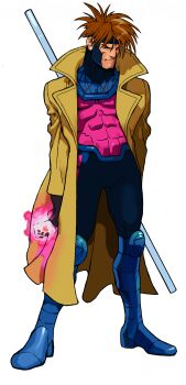 1990s_(style) 1boy absurdres arm_behind_back bengus black_sclera bodysuit brown_hair card coat colored_sclera facial_hair fingerless_gloves full_body gambit game_cg gloves highres holding holding_card jacket male_focus marvel marvel_vs._capcom non-web_source official_art playing_card red_pupils retro_artstyle simple_background solo staff standing stubble superhero_costume trench_coat white_background x-men