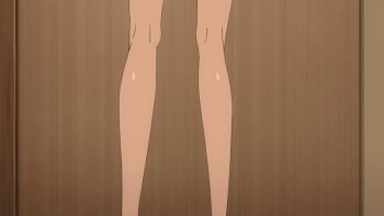 1girl 2022 20s animated animated_gif anime_screenshot ass backboob blonde_hair breasts completely_nude dark-skinned_female dark_skin from_behind gyaru hand_on_own_hip kitagawa_marin large_breasts long_hair nude solo sono_bisque_doll_wa_koi_wo_suru standing tagme tan thighs