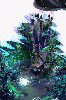 Rule 34 | 2boys, black hair, black pants, commentary, english commentary, french kiss, full body, full moon, highres, kiss, konohagakure anbu uniform, konohagakure shinobi uniform, long hair, male focus, momoyoru1, moon, multiple boys, naruto (series), naruto shippuuden, pants, ponytail, reflection, reflection focus, reflective liquid, short hair, standing, uchiha itachi, uchiha shisui, yaoi