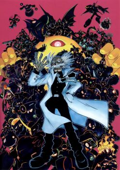 6+boys air_man aqua_man_(mega_man) ariga_hitoshi astro_man balding ballade_(mega_man) belt bubble_man burst_man buster_rod_g_(mega_man) charge_man cloud_man clown_man crash_man crystal_man dark_man dr._wily_(mega_man) eddie_(mega_man) enker_(mega_man) everyone evil_smile facial_hair fire flash_man freeze_man frost_man gemini_man glowing glowing_eyes gravity_man grenade_man grey_hair gyro_man hand_in_pocket hard_man heat_man helmet highres hyper_storm_h_(mega_man) junk_man lab_coat looking_at_viewer magnet_man mecha_dragon_(mega_man) mega_man:_dr._wily&#039;s_revenge mega_man:_the_wily_wars mega_man_(classic) mega_man_(series) mega_man_1 mega_man_2 mega_man_3 mega_man_5 mega_man_6 mega_man_7 mega_man_8 mega_man_iii mega_man_iv mega_water_s_(mega_man) met_(mega_man) metal_man multiple_boys mustache napalm_man necktie needle_man old old_man one-eyed punk_(mega_man) quick_man search_man shade_man shadow_man_(mega_man) slash_man smile snake_man spark_man spring_man standing star_man_(mega_man) stone_man sword_man tengu_man top_man turbo_man wave_man wood_man yamato_man yellow_devil_(mega_man)