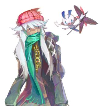 Rule 34 | 1boy, az (pokemon), beanie, black flower, black jacket, brad (16325), closed mouth, commentary request, floating, floette, floette (eternal), flower, gen 6 pokemon, green scarf, hat, holding, holding flower, jacket, jewelry, key, key necklace, long hair, long sleeves, male focus, necklace, nintendo, open clothes, open jacket, open mouth, pokemon, pokemon (creature), pokemon xy, red hat, scarf, simple background, single tear, smile, white background, white hair, | |