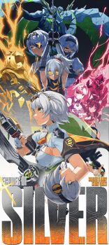 1boy 6+girls alternate_form anby_demara anby_demara_(silver_soldier) animal_ears billy_kid black_gloves black_hair black_hairband blindfold blindfold_mask breasts burger_hair_ornament cat_ears cat_girl character_doll clone cowlick cyborg doll ethereal_(zenless_zone_zero) eyepatch food-themed_hair_ornament gin_(tttetu123) gloves grey_hair hair_between_eyes hair_ornament hairband headphones highres humanoid_robot jacket long_hair mask mechanical_arms multiple_girls nekomiya_mana nicole_demara official_alternate_costume official_alternate_hairstyle orange_eyes parted_bangs pink_hair ponytail robot scene_reference short_hair soldier_11_(zenless_zone_zero) trigger_(zenless_zone_zero) twiggy_(zenless_zone_zero) white_hair zenless_zone_zero