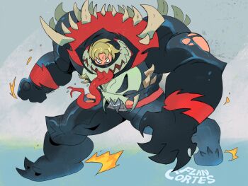 eddie_brock flancortes marvel marvel_rivals pirate symbiote tagme teeth tongue venom_(marvel)