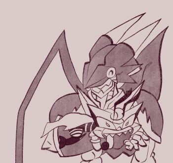 Rule 34 | antennae, arthropod girl, bee girl, biting, bracelet, digimon, digimon (creature), dragon, highres, insect girl, jewelry, mask, meme, monochrome, queenbeemon, size difference, smile, ulforcev-dramon